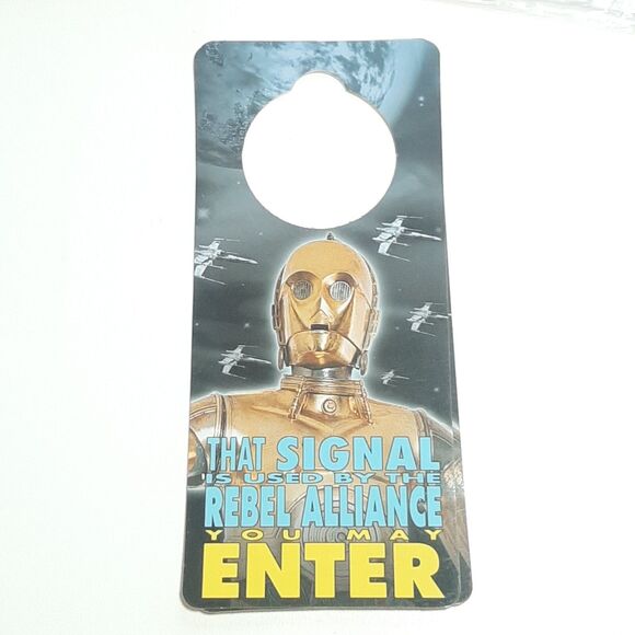 Star Wars C-3PO Doorknob Hangers - Picture 1 of 6